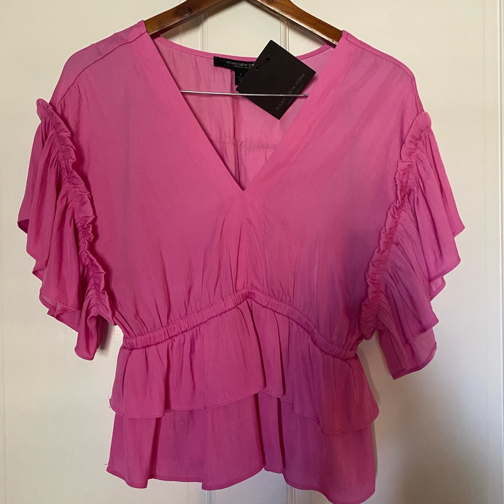 Marc New York Ruffled Top - Picture 2 of 9